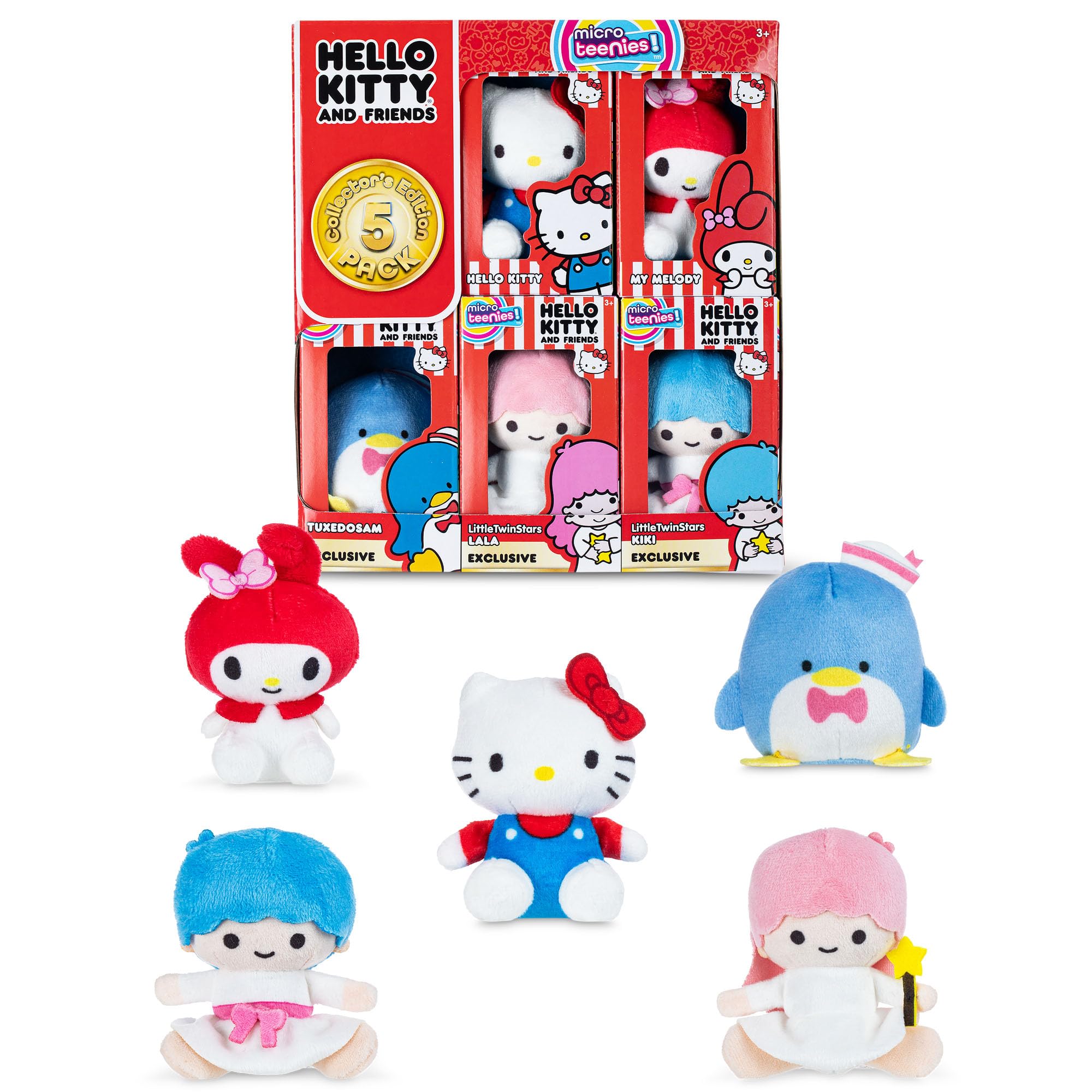 Amazon.com: Micro Teenies Hello Kitty 5-Pack : Toys & Games